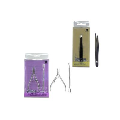 Plus Size Women's Precision Perfection Bundle: Slant Tip Tweezer + Salon-Grade Nail Care Kit by Roamans in O