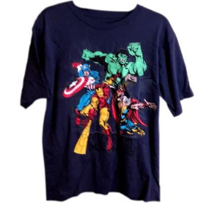 Disney Shirts | Disney Marvel Heroes Men's Shorts Sleeves T-Shirt, Size Medium, New With Tag | Color: Blue | Size: M