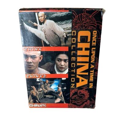 Columbia Media | Once Upon A Time In China 1, 2, 3 Dvd Box Set W/ Slipcover Jet Li Tsui Hark | Color: Black/Orange | Size: Os