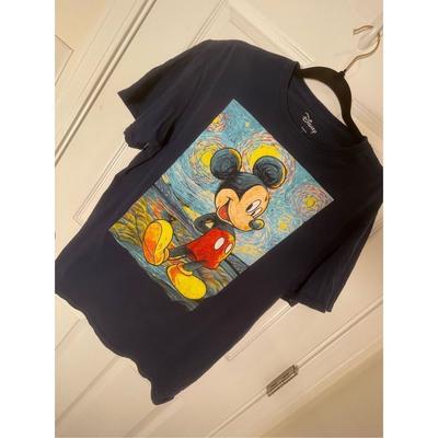Disney Tops | Disney Mickey Mouse Navy Blue T Shirt Size Large | Color: Blue | Size: L