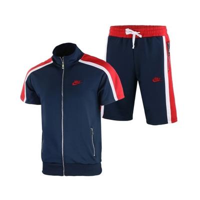 Nike Sportswear Jacket & Short Set 2 Pc Set Navy
