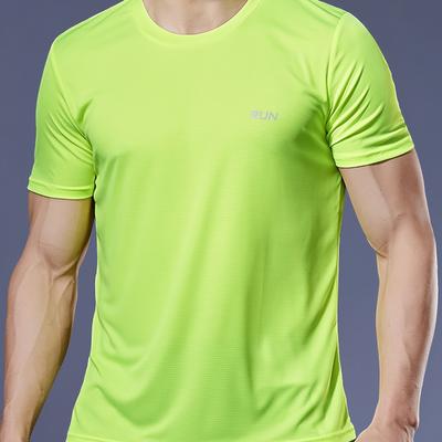 Men's Ice Loose And Quick-drying Fitness Half-sleeve Large Size Top Casual Cool Breathable Summer Sports Short-sleeves T-shirt