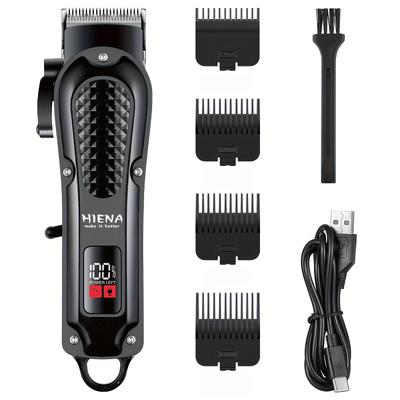 Men's Electric Hair Clipper Usb Rechargeable Hair Clipper Trimmer Professional Cordless Hair Cutting Machine Holiday Gift Father's Day Gift