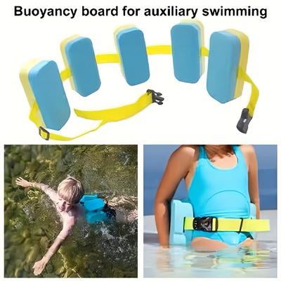 Swimming Back Floating Foam Board With Belt, Adjustable Swim Training Equipment