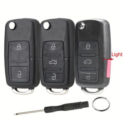 Flip Remote Key Fob Case For Vw Golf Mk4 Mk5 For For Beetle For Caddy For Sharan For Passat For Transporter T5 2 3 4 Buttons