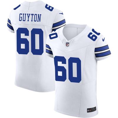 Tyler Guyton Men's Nike White Dallas Cowboys Vapor F.U.S.E. Elite Custom Jersey