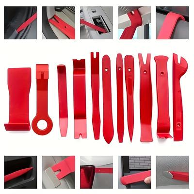 11pcs Auto Trim Removal Tool, No Scratch Plastic Pry Tool Kit, Car Panel Removal Tool, Fastener Removal, Clip, Molding, Dashboards, Interior Trim Tool