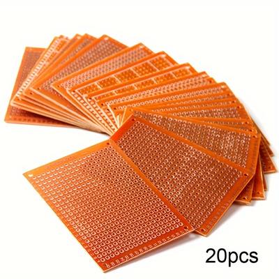 20pcs Solder Finished Prototype Pcb For Diy 5x7cm Circuit Board Breadboard Single Sided Pcb Board