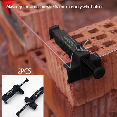 2pcs Bricklaying Cable Puller Mud Hydraulic Construction Wire Frame Masonry Cable Holder Small Cable