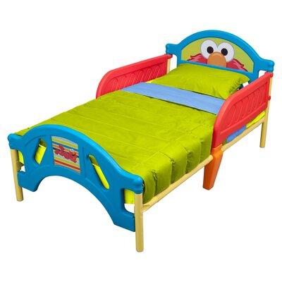 Delta Children Sesame Street Toddler Bed Metal in Blue/Red | 29 H x 31 W x 54 D in | Wayfair BB87115SS