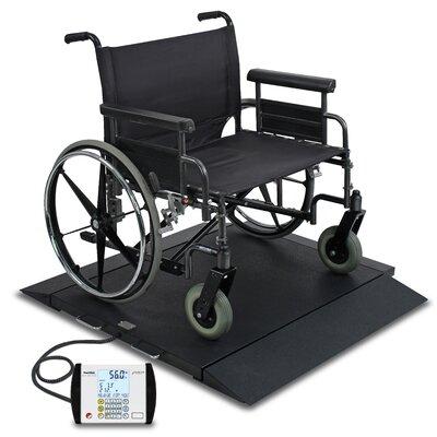 Detecto Portable Bariatric Wheelchair Scale, Rubber | Wayfair BRW1000