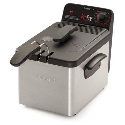 Presto Stainless Steel ProFry* Immersion Element Deep Fryer Stainless Steel in Gray | 10.25 H x 10.5 W x 20 D in | Wayfair 05461