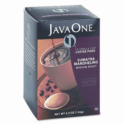 JAVA TRADING CO. Sumatra Mandheling Coffee Pods in Brown | 6.3 H x 4.3 W x 4.3 D in | Wayfair JAV60000