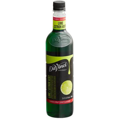 DaVinci Gourmet Classic Lime Flavoring / Fruit Syrup 750 mL