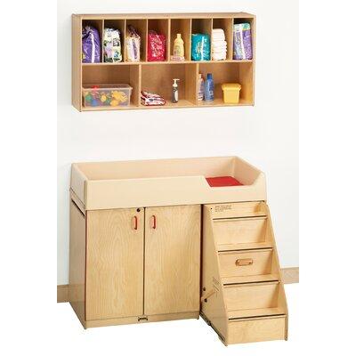 Jonti-Craft Changing Table Dresser w/ Pad Wood in Brown/Yellow | 38.5 H x 48.5 W x 23.5 D in | Wayfair 5142JC