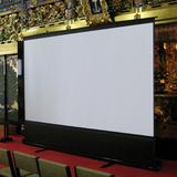 Elite Screens ezCinema Portable Floor Rising Projector Screen in White | 107.9 H x 112 W in | Wayfair F120NWH