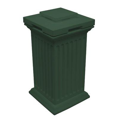 Good Ideas Savannah 30 Gallon Trash Can Plastic in Green, Size 38.0 H x 19.0 W x 19.0 D in | Wayfair SV-COL-GRN