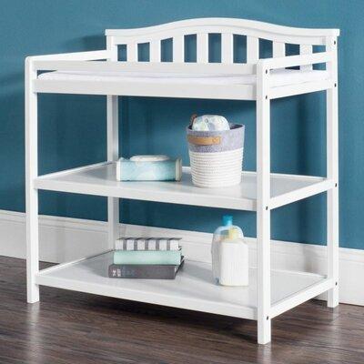 Camden Child Craft Arch Top Changing Table w/ Pad Wood in Gray | 38 H x 37.2 W x 19.38 D in | Wayfair F01216.87