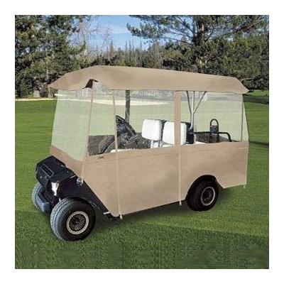 Classic Accessories Fairway Buckle Golf Cart Cover Polyester/PVC in Brown | 66 H x 53 W x 94 D in | Wayfair 72472