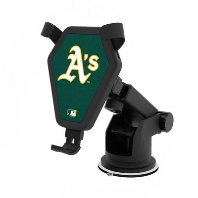 "Oakland Athletics Solid Design Wireless Car Charger"
