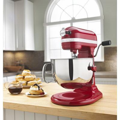 KitchenAid® Professional 600 Series 6 Quart Bowl-Lift Stand Mixer Stainless Steel in Red | 16.5 H x 11.25 W x 14.5 D in | Wayfair KP26M1XER