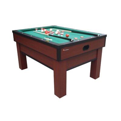 Atomic 4.8' Bumper Pool Table Manufactured Wood in Brown/Green/Red | 31.75 H x 57.5 W in | Wayfair G02251AW