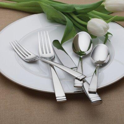 Waterford Conover 5 Piece 18/10 Stainless Steel Flatware Set, Service for 1 Stainless Steel in Gray | Wayfair 24258485099