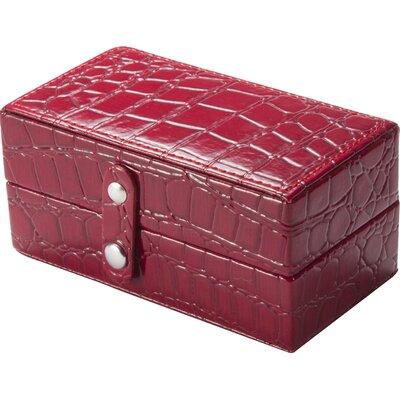 Barska Chéri Bliss Jewelry Box Velvet in Red | 5 H x 6.2 W x 8.75 D in | Wayfair BF11976