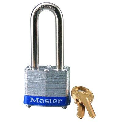 Master Lock Company No. 3 Long Shackle Laminated Padlock, Steel, Size 6.56 H x 3.5 W x 1.19 D in | Wayfair 3DLH