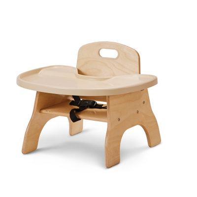 Jonti-Craft ThriftyKYDZ® Classroom Feeding Chair Wood in Brown/Yellow | 23.5 H x 16 W x 18.5 D in | Wayfair 6804TK