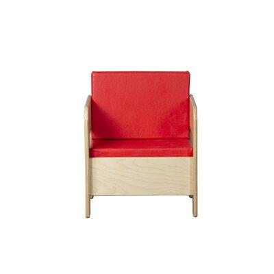 Wood Designs Natural Environments Reading Chair in Red/Brown, Size 20.0 H x 17.0 W x 15.75 D in | Wayfair 31500