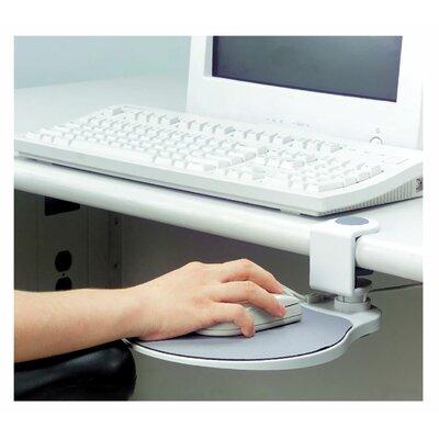 Aidata U.S.A 2.5" H x 8" W Desk Mouse Platform, Metal in Gray | 2.5 H x 8 W x 10 D in | Wayfair UM003