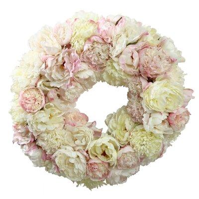 Winward Silks 24" Polyester Wreath | 24 H x 24 W x 6 D in | Wayfair P92023.CH
