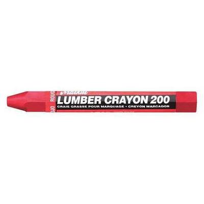 MARKAL 80352 Lumber Crayon, Large Tip, Red Color Family, Clay