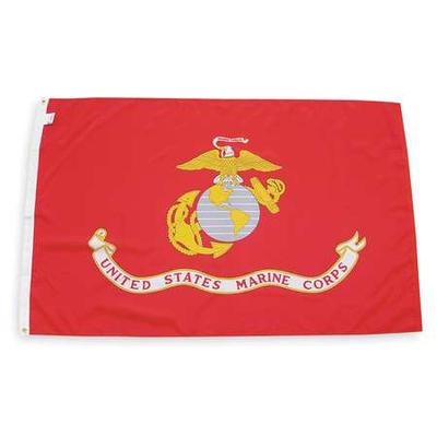 NYLGLO 439005 Marine Flag,3x5 Ft