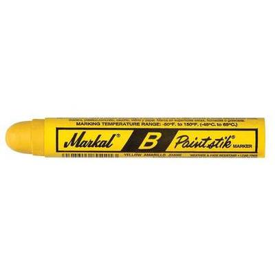 MARKAL 80221 Paint Crayon, Large Tip, Yellow Color Family, 12 PK