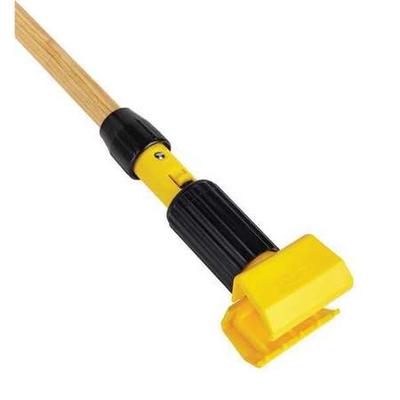 RUBBERMAID COMMERCIAL FGH216000000 60" Clamp On Wet Mop Handle, Wood