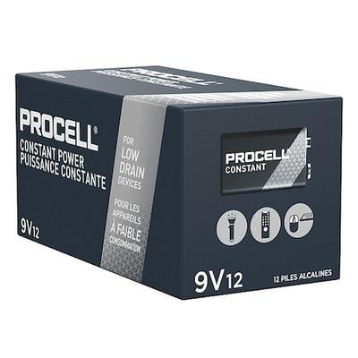 DURACELL PC1604BKD Procell Constant 9V Alkaline Battery, 12 Pack