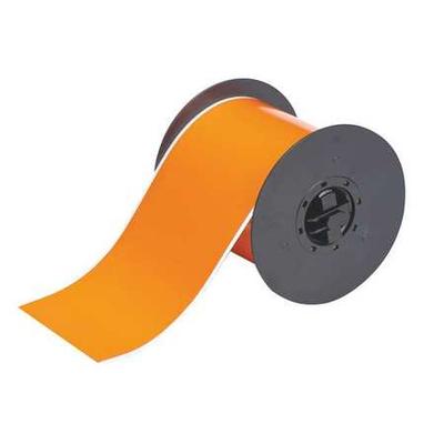 BRADY B30C-4000-595-OR Tape, Orange, Labels/Roll: Continuous