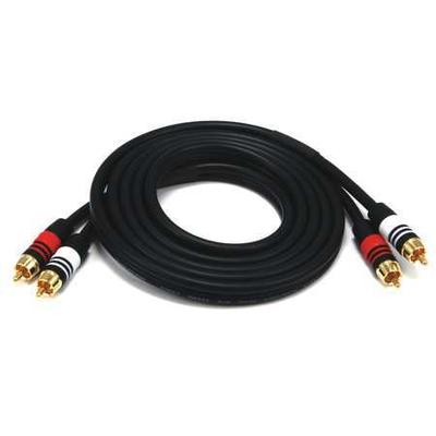 MONOPRICE 2864 A/V Cable,2 RCA M/M, 6ft