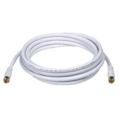 MONOPRICE 6315 Coaxial Cable,RG-6,10 ft.,White