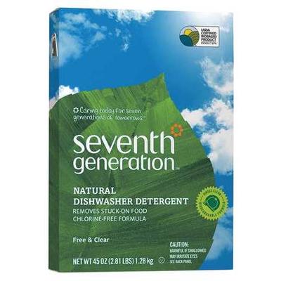SEVENTH GENERATION SEV 22150 Dishwashing Detergent,Unscented,PK12