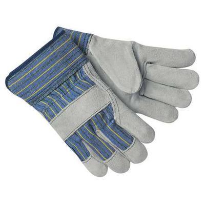 MCR SAFETY 1400XXL Leather Palm Gloves,Cowhide Palm,2XL,PR