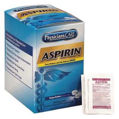 PHYSICIANSCARE 90014 Aspirin,Tablet,325mg,PK50