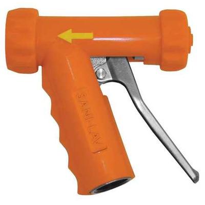 SANI-LAV N1A Pistol Grip Spray Nozzle, 3/4 in Female, 150 psi, 7 gpm, Safety