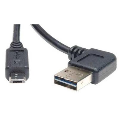 TRIPP LITE UR050-003-RA Reversible USB Cable, Black, 3 ft., Standards: ROHS