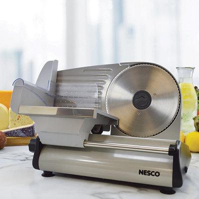 Nesco Electric Meat Slicer, Stainless Steel | 12 H x 16 W in | Wayfair FS-200