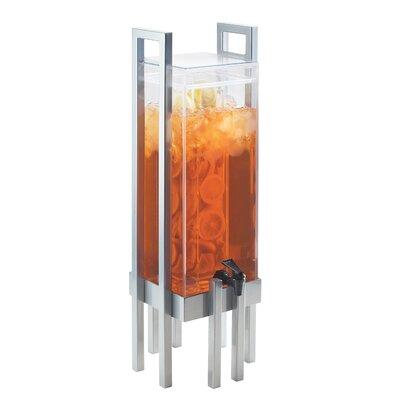 Cal-Mil One by One 384 Oz. Beverage Dispenser Plastic/Acrylic in Gray, Size 28.5 H x 9.0 W in | Wayfair 3302-3INF-74