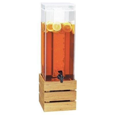 Cal-Mil 3 Gal Crate 384 Oz. Beverage Dispenser Plastic/Acrylic in Brown | 25.5 H x 8 W in | Wayfair 3301-3-60