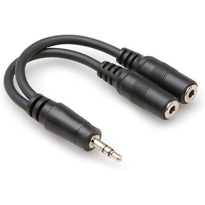 HOSA 3.5 mm TRS to Dual 3.5 mm TRSF Y-Cable